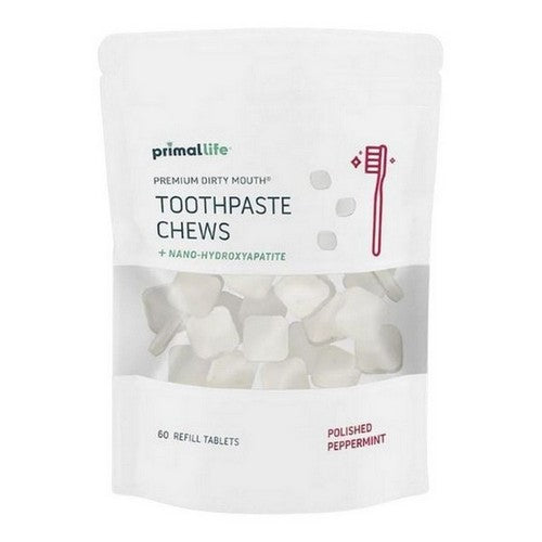 Toothpaste Chews Sparkling Spearmint 60 Tablets by Primal Life Organics
