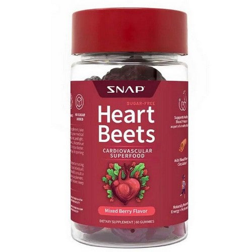 Heart Beets Gummies 60 Count by Snap Supplements