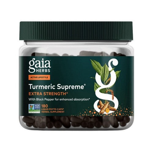 Turmeric Supreme Extra Strength 180 Count by Gaia Herbs