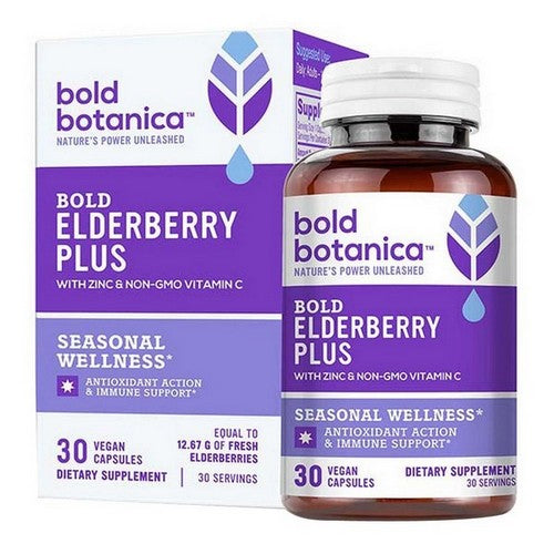 Bold Elderberry Plus 30 Capsules by Bold Botanica