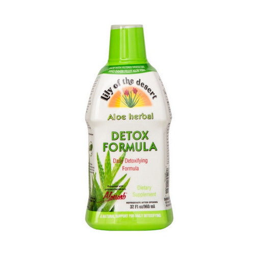 Aloe Vera Juice Detox Formula Detoxifying Formula 32 Oz by Lily Of The Desert