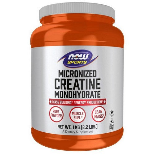 Creatine Monohydrate Micronized Powder 2.2 Lbs by Now Foods
