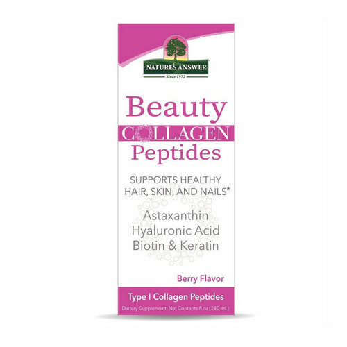 Beauty Collagen Peptides Berry 8 Oz by Nature's Answer