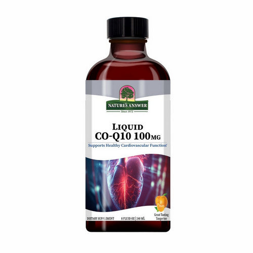Liquid Co-Q10 Tangerine 8 Oz by Nature's Answer