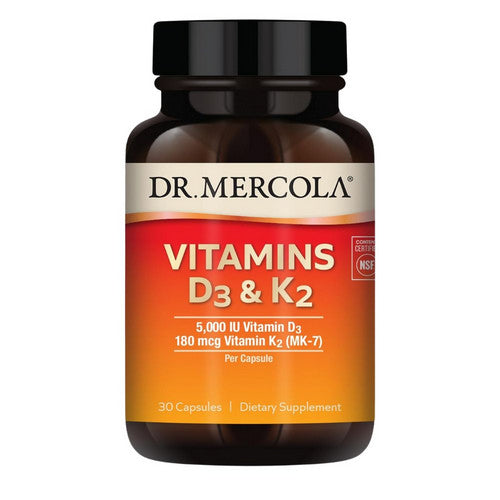 Dr. Mercola Vitamins D3 And K2 30 Capsules by Dr. Mercola
