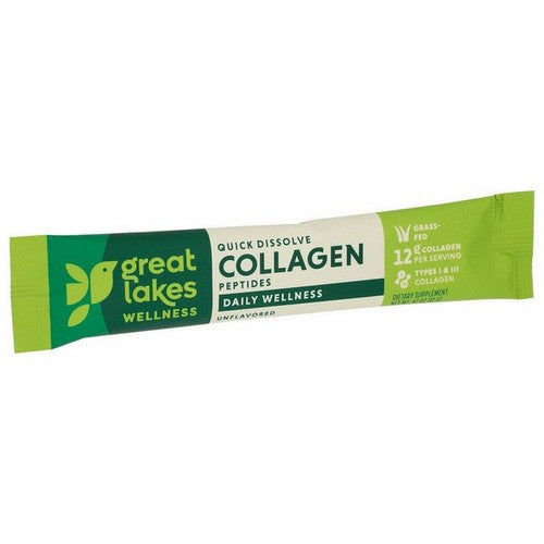 Wellness Collagen Peptides Unflavored 20 Count by Great Lakes Wellness