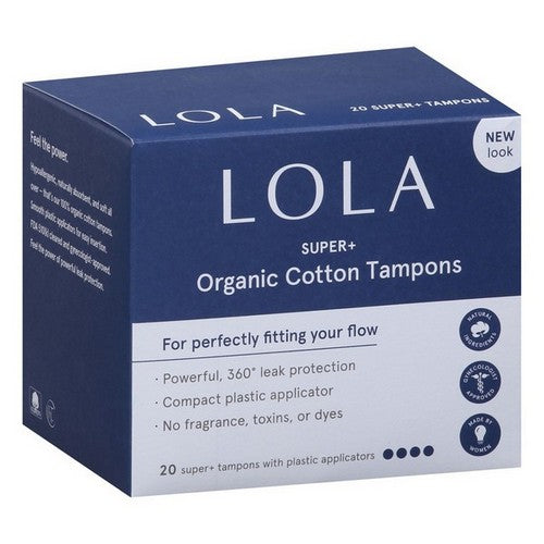 Tampon Compact Super Plus 20 Count by Lola