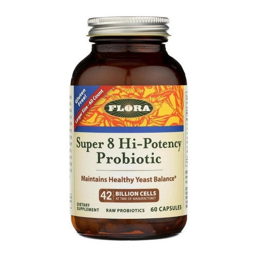 Udo'S Choice Super 8 Hi-Potency Probiotic 60 Capsules by Flora