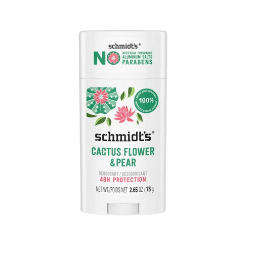 Cactus Flower And Pear Deodorant Sticks 2.65 Oz by Schmidts