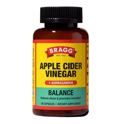Daily Balance Apple Cider Vinegar And Ashwagandha 90 Capsules by Bragg