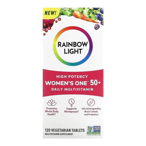 Multivitamin Women's 50 Plus 120 Tablets by Rainbow Light