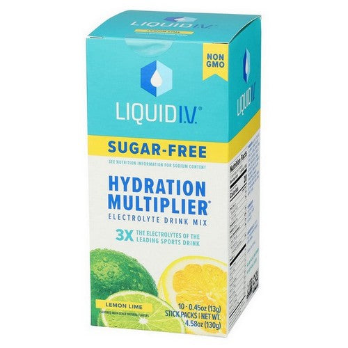Sugar Free Hydration Multiplier Drink Mix Lemon Lime 4.58 Oz by Liquid I.V