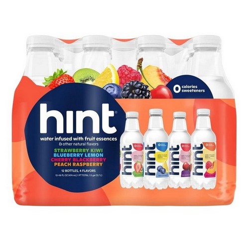 Hint Smashup Variety Pack Enhanced Water 16 Oz (12 Count) by Hint
