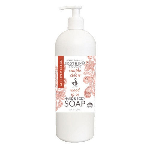 Wood Spice Hand And Body Soap 32 Oz by Soothing Touch