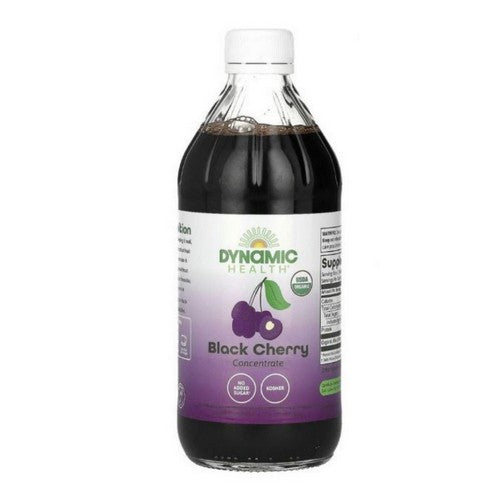 Black Cherry Concentrate Glass 16 Oz by Dynamic Health Laboratories