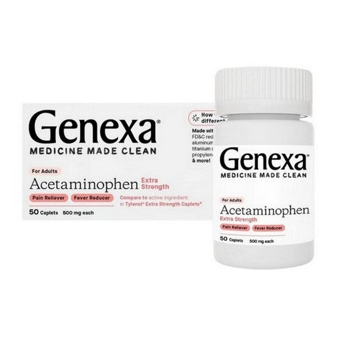Acetaminophen Extra Strength 50 Count by Genexa