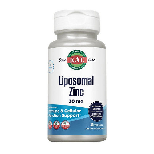 Liposomal Zinc High Potency 30 Veg Caps by Kal