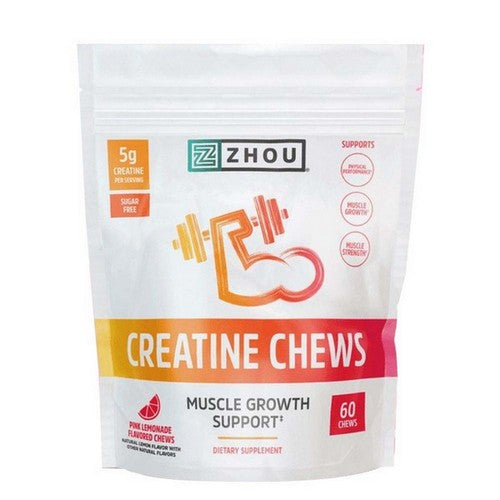 Creatine Chews 60 Count by Zhou Nutrition