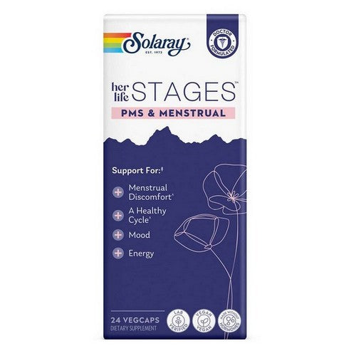 PMS & Menstrual Support 24 Count by Solaray