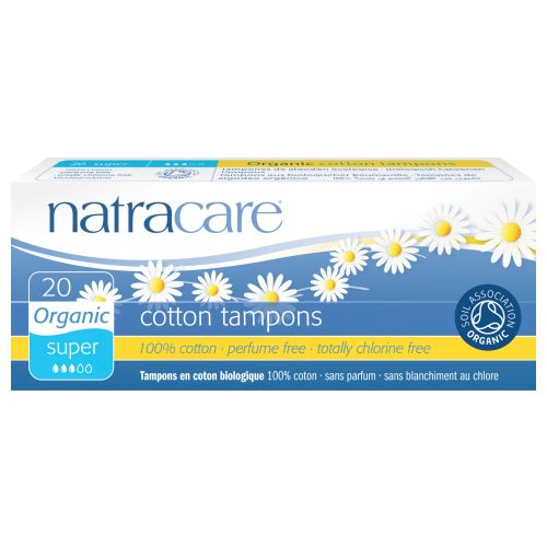 Organic Cotton Tampons Super SUPER, 10 CT by Natracare