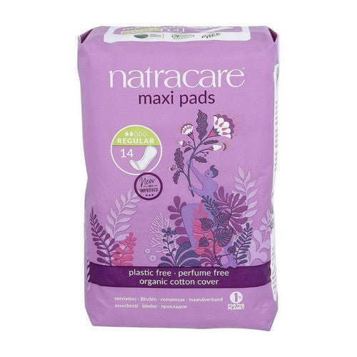 Maxi Regular Pads 14 Count by Natracare