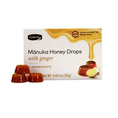 Manuka Honey Drops With Ginger 6 Count (Case Of 12) by Comvita