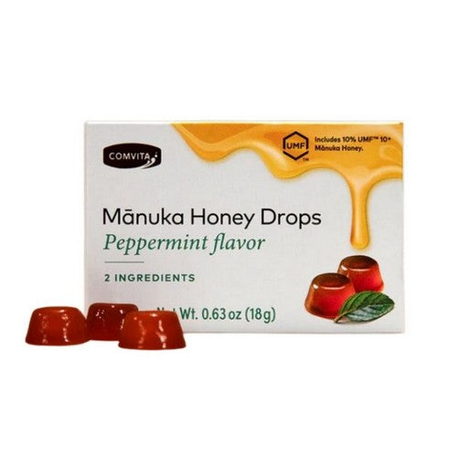 Manuka Honey Drop Peppermint 6 Count (Case Of 12) by Comvita
