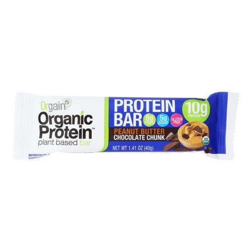 Organic Protein Bar Peanut Butter Chocolate Chunk 1.41 Oz (Case Of 12) by Orgain