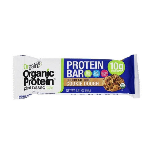 Organic Protein Bar Chocolate Chip Cookie Dough 1.41 Oz (Case Of 12) by Orgain