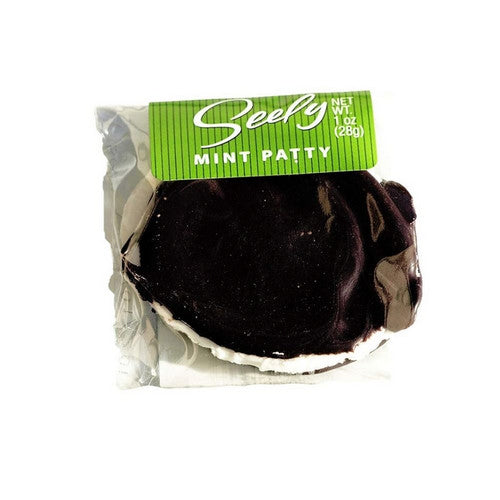 Seely Mint Patty Dark Chocolate Peppermint Patties 1 Oz (Case Of 12) by Seely