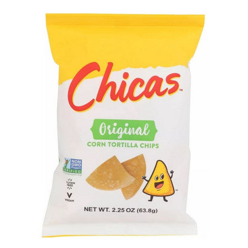 Original Corn Tortilla Chips 2.25 Oz (Case Of 12) by Chicas