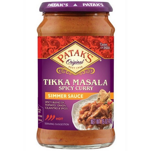 Masala Tikka Spicy 15 Oz (Case Of 6) by Patak's