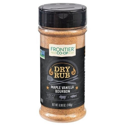 Maple Vanilla Bourbon Dry Rub 6.98 Oz by Frontier Coop