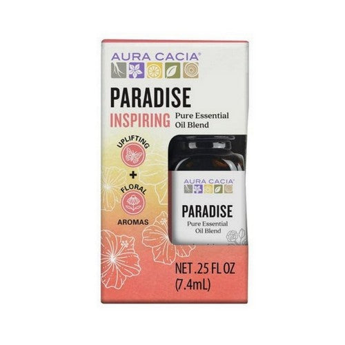 Paradise Essential Oil Blend Boxed 0.25 Oz by Aura Cacia