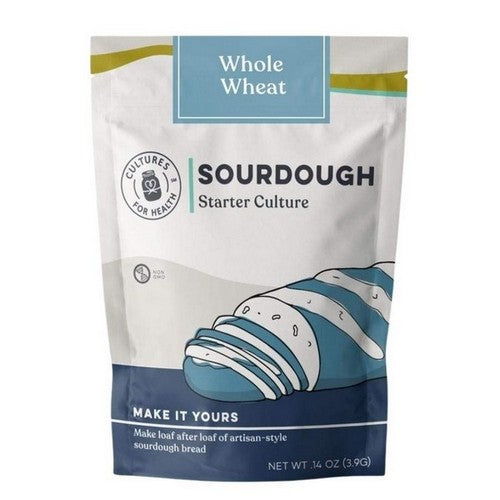 Whole Wheat Sourdough Bread Starter Culture 0.14 Oz by Cultures For Health