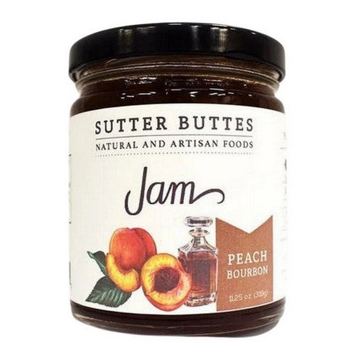 Peach Bourbon Jam 11.25 Oz by Sutter Buttes