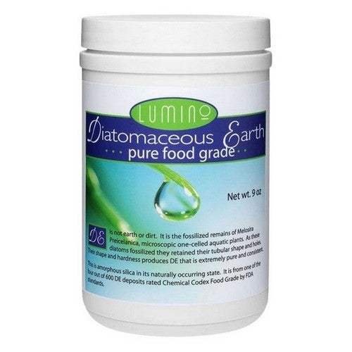 Food Grade Diatomaceous Earth 9 Oz by Lumino Wellness