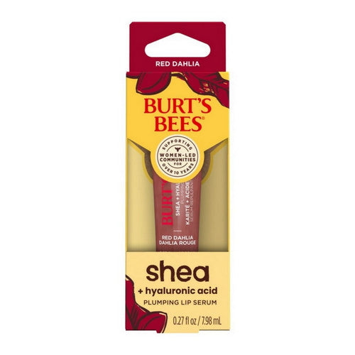 Red Dahlia Hyaluronic Acid Lip Plumping Serum 0.27 Oz by Burts Bees