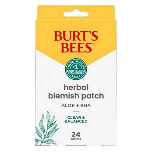 Clear And Balanced Herbal Blemish Patches 24 Count by Burts Bees