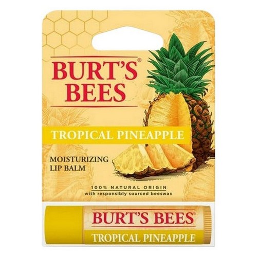 Tropical Pineapple Lip Balm Blister Box 0.15 Oz by Burts Bees
