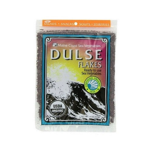 Dulse Flakes Organic Sea Vegetables Washed 4 Oz by Maine Coast Sea Vegetables