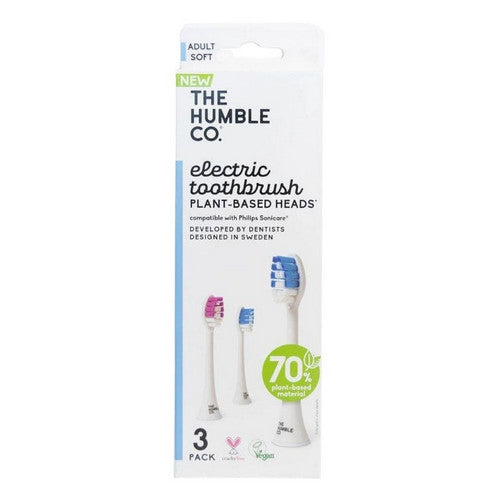 Plant Based Electric Toothbrush Replacement Heads 3 Count by The Humble Co