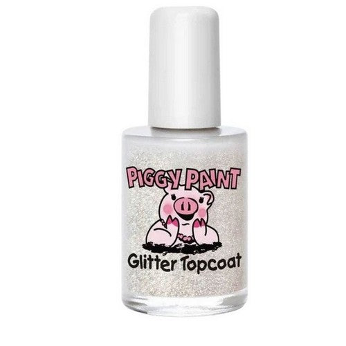 Glitter Topcoat Nail Polish 0.5 Oz by Piggy Paint