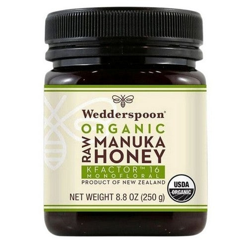 Organic Raw Manuka Honey KFactor 16 8.8 Oz by Wedderspoon