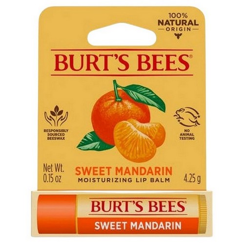 Sweet Mandarin Lip Balm Blister Box 0.15 Oz by Burts Bees