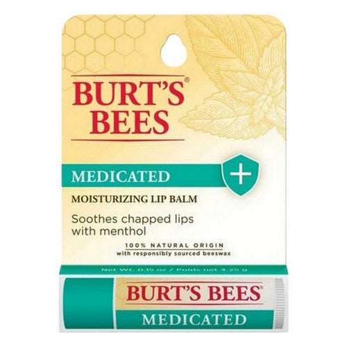 Medicated Lip Balm Blister Box 0.15 Oz by Burts Bees