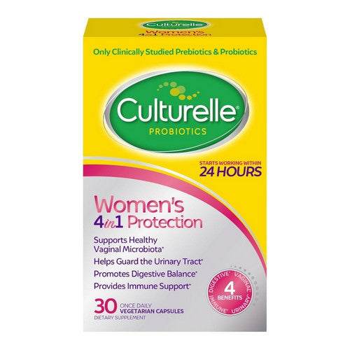 Women'S 4-In-1 Protection Probiotic Vegetarian Capsules 30 Capsules by Culturelle