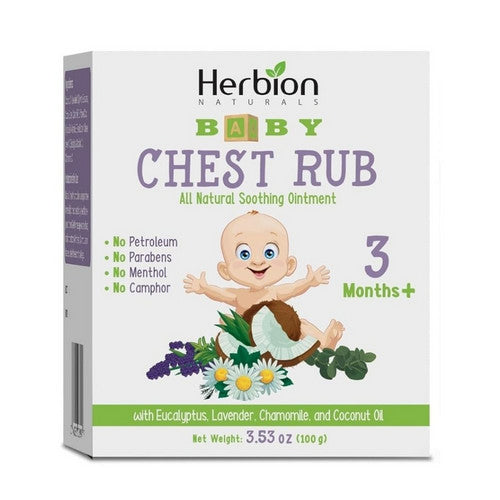 Baby Chest Rub 3.53 Oz by Herbion Naturals