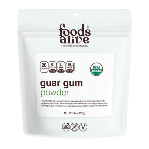 Organic Guar Gum Powder 8 Oz by Foods Alive