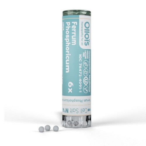 Ferrum Phosphoricum 6X 80 Count by Ollois